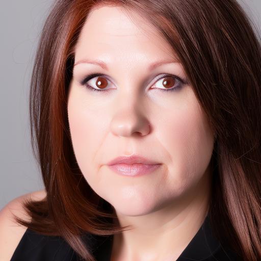 A headshot of a middle-aged woman with auburn hair. Pictured is #Dazzle4Rare Founder and Host of Signalise a Dazzle4Rare podcast, Kimberly Thomas-Tague